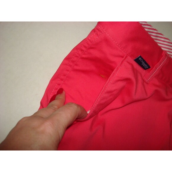 Womens 8 New NWT Columbia Pink Harborside Hike Shorts Pockets UPF 30 Geranium - Picture 5 of 8